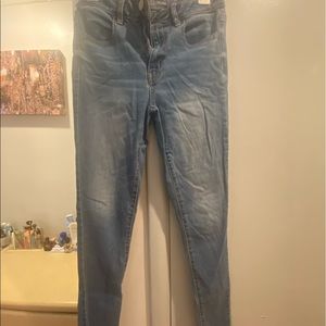 American eagle mid wash skinny jean